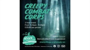 Creepy Combat Corps at Share Discovery Village
