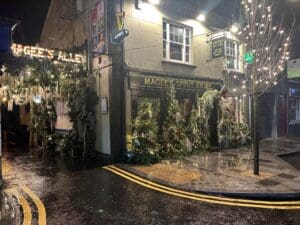 Magees Bar at Christmas - 12 pubs of Christmas in Enniskillen