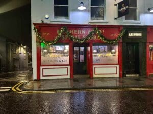 Mulherns Bar at Christmas - 12 pubs of Christmas in Enniskillen