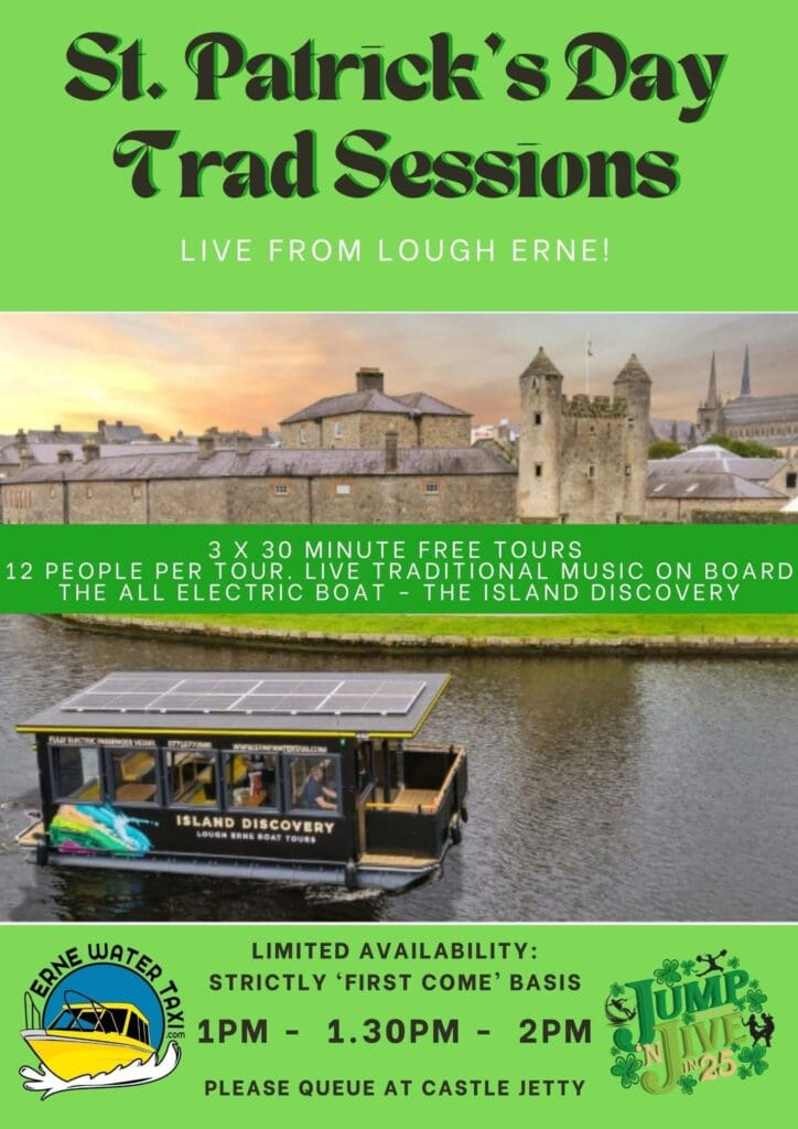 Trad Session Boatwith Erne Water Taxi
