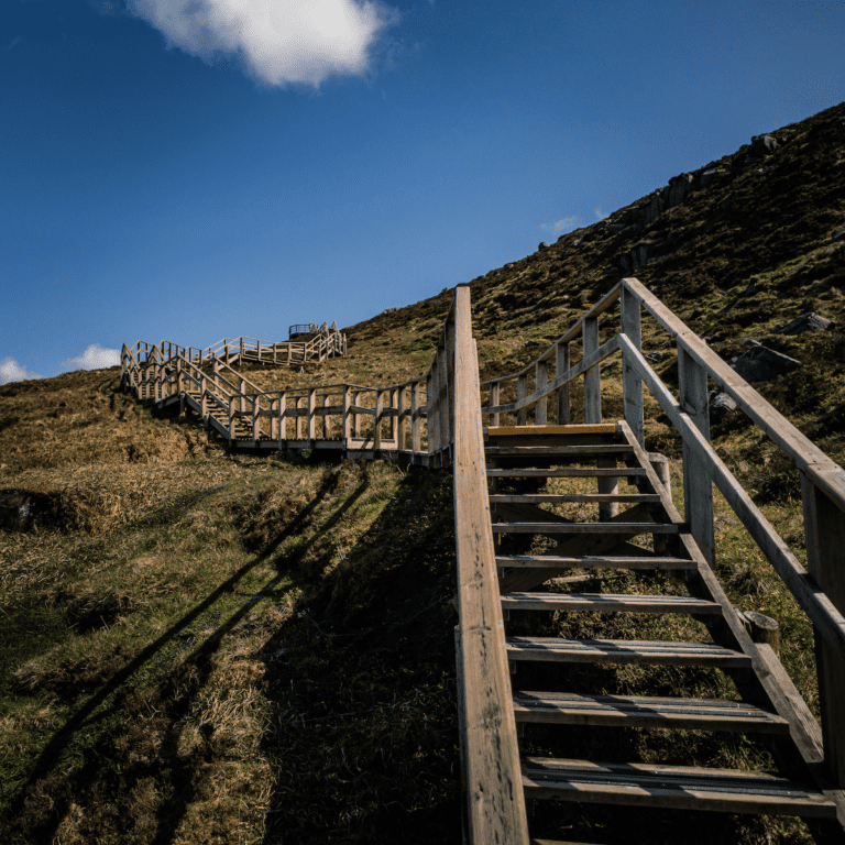 Cuilcagh Stairway to Heaven steps Low res