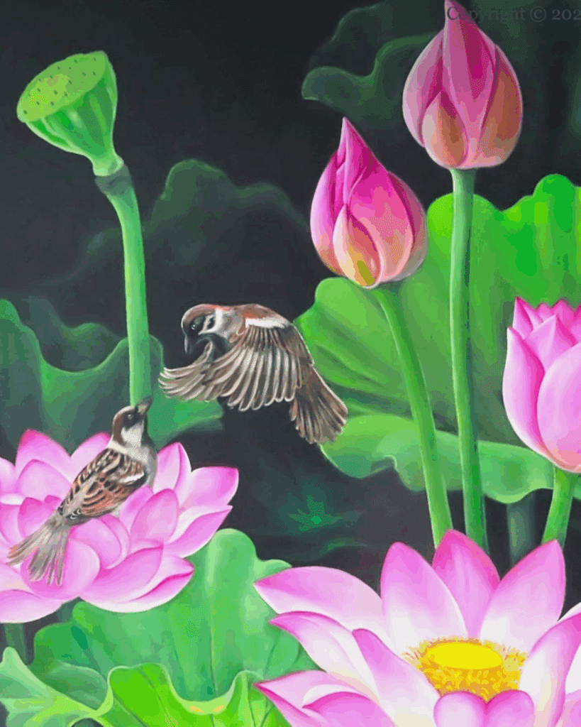 Details of the Life on the Erne Mural