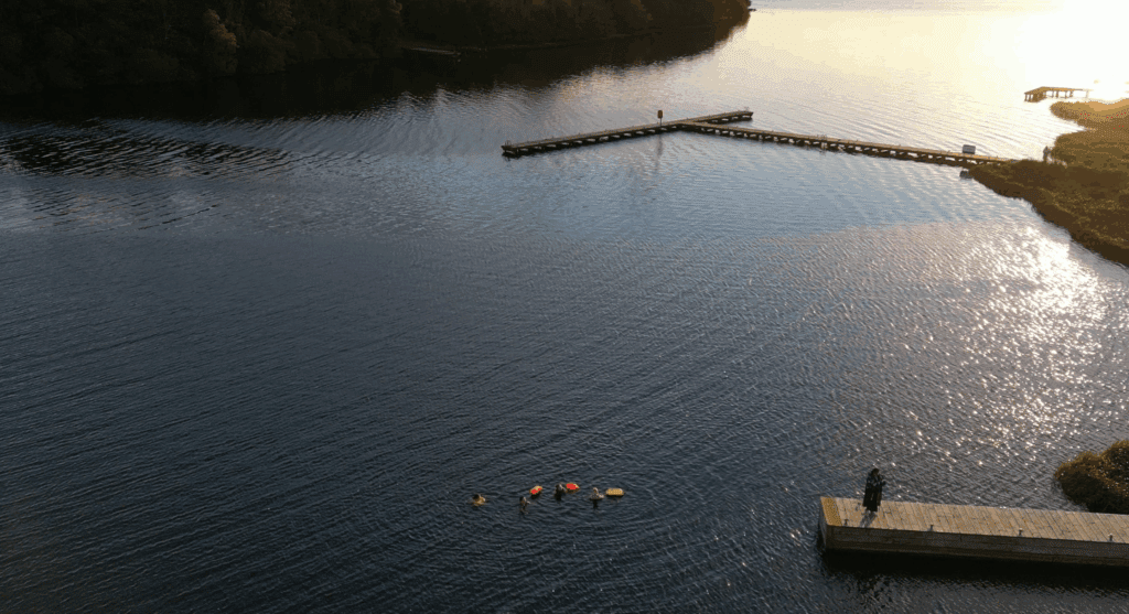 Wild swimming in Lough Erne